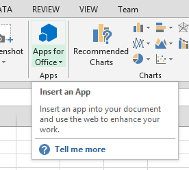 Excel Apps for Office 2013
