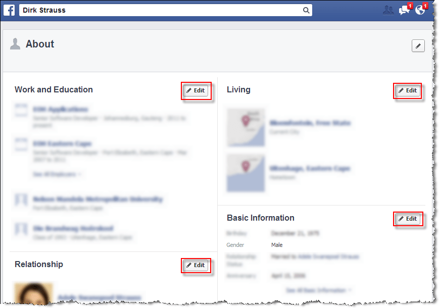 About Privacy settings