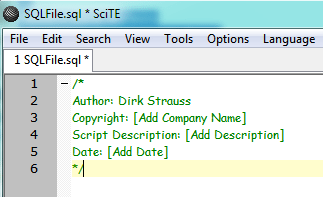 Automate Standard Comment Blocks