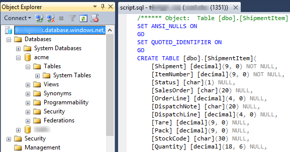 Azure Databases