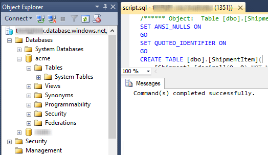 Azure Databases