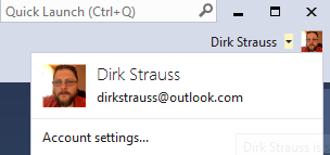 Visual Studio Enterprise 2015 Sign In