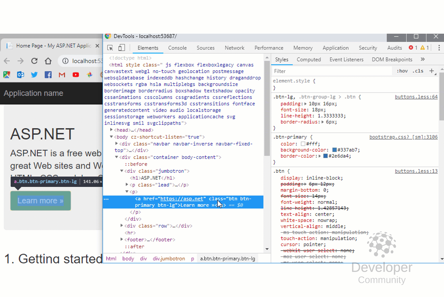 Adding a class to css